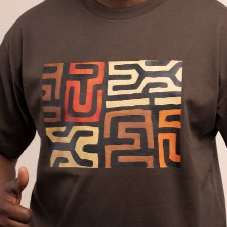 T-shirt Kuba — Motifs Géométriques Africains | JKT Wears 🇸🇳