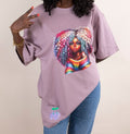 T-shirt Mauve – Afro Queen Colours