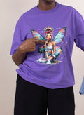 T-shirt Violet – Butterfly Fairy Girl