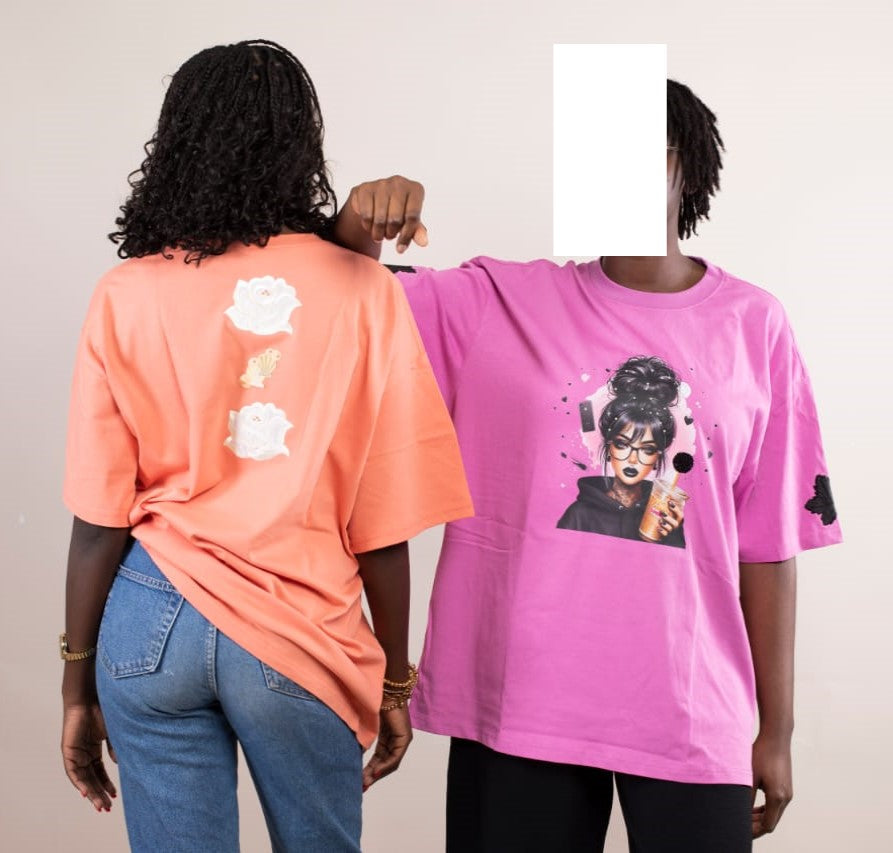 T-shirt Saumon – Road Trip Girl Sublimation