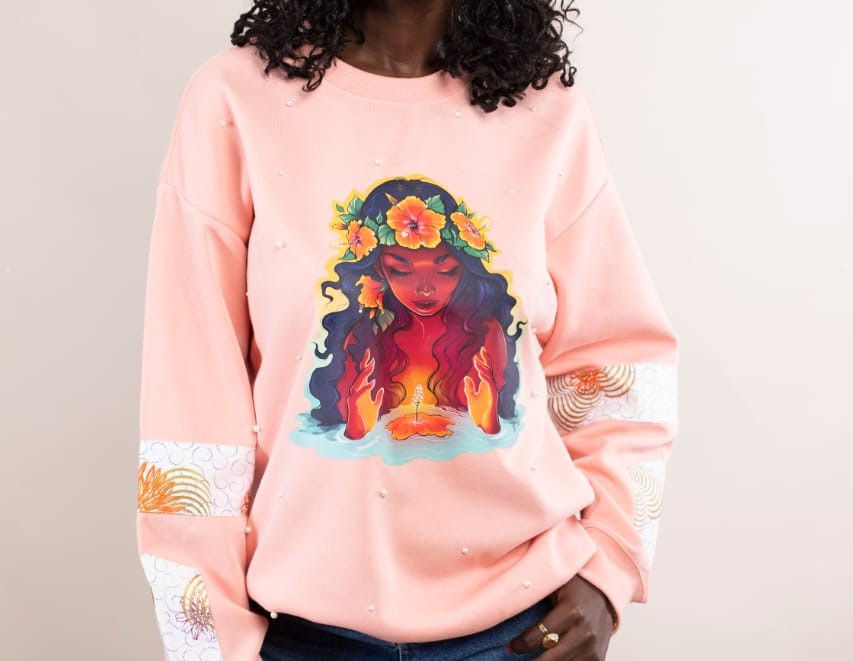 Sweat Rose Pêche – Mystic Flame Girl & Wax