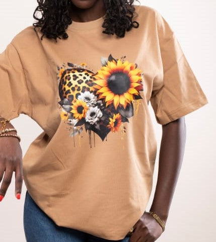 T-shirt Wild Flower — Sublimation & Fleurs Fait Main | JKT WEARS 🇸🇳