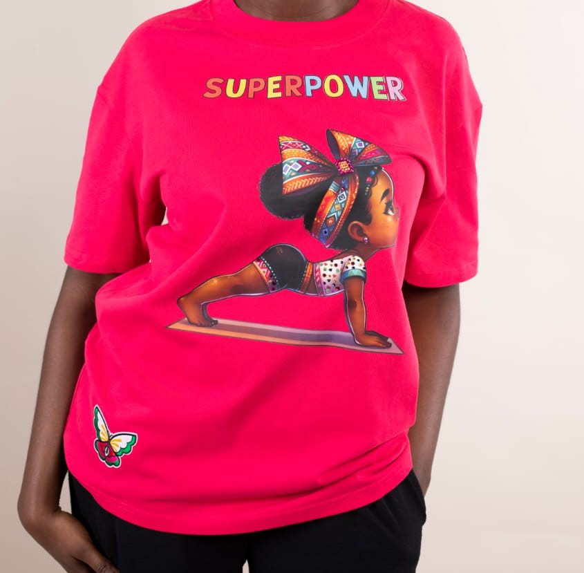 T-shirt Rose Fuchsia – Superpower Girl