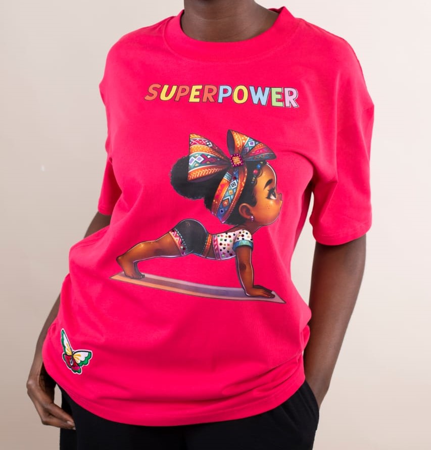 T-shirt Rose Fuchsia – Superpower Girl