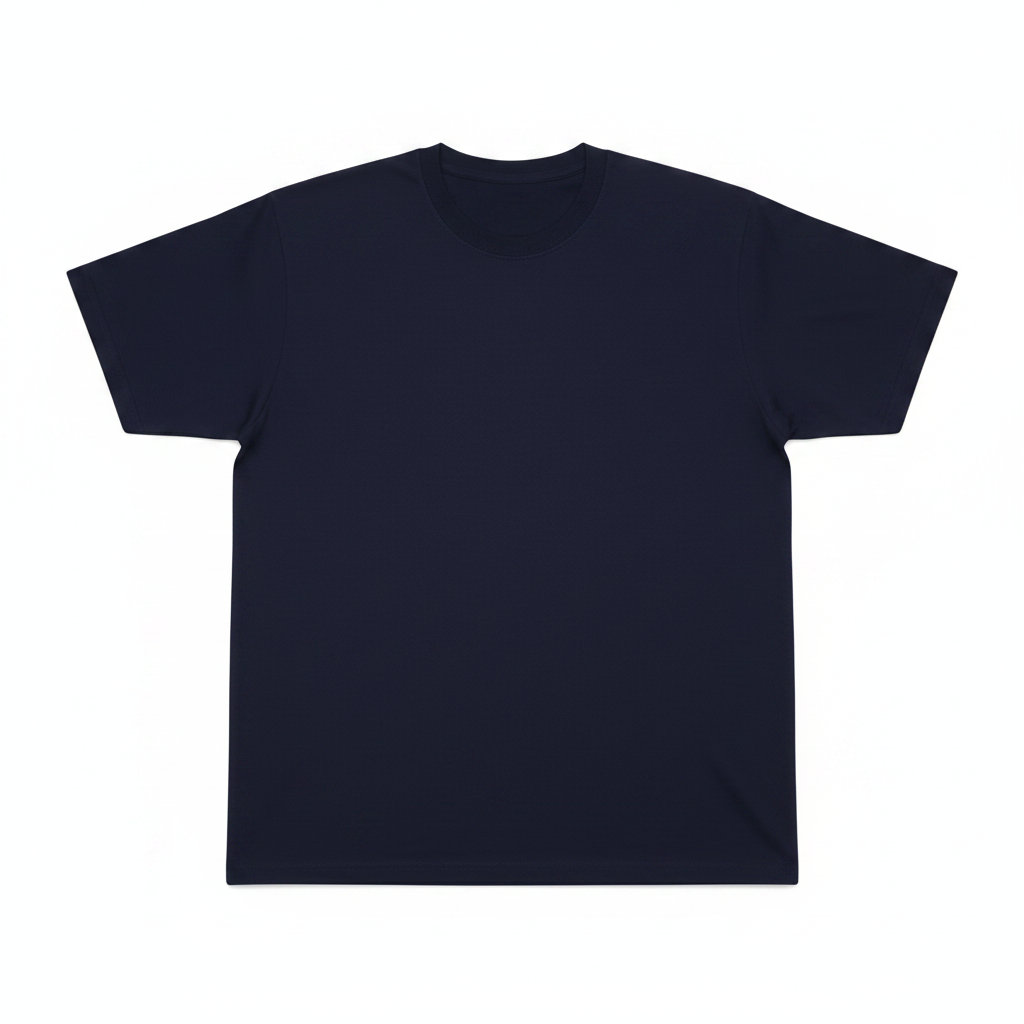 T-shirt vierge navy XL