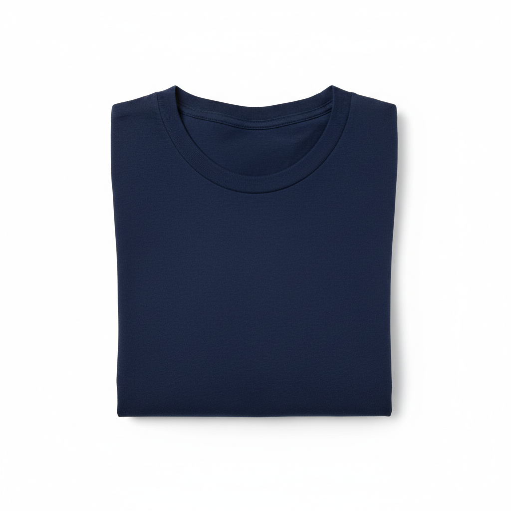 T-Shirt Vierge Bleu Marine 2XL