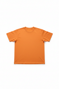 T-shirt orange 100% coton déplié