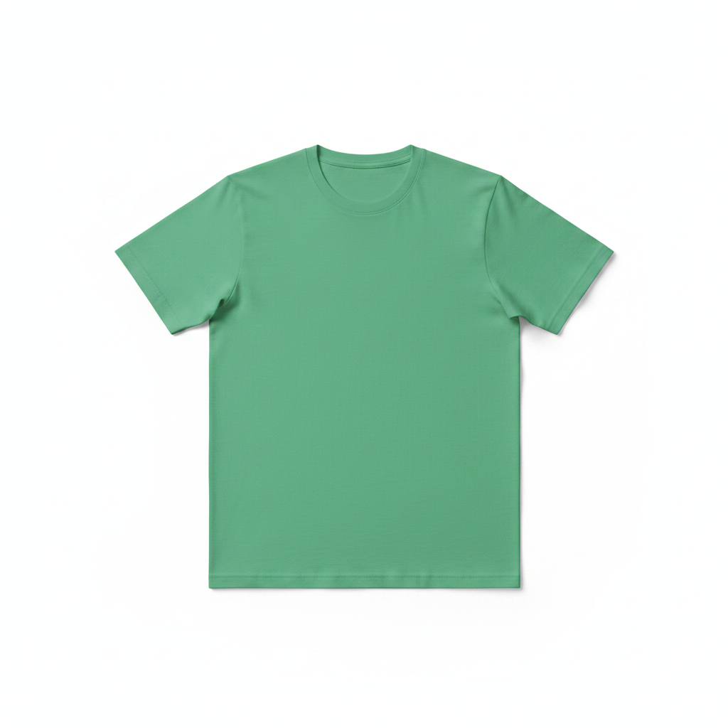 T-shirt vierge vert XL