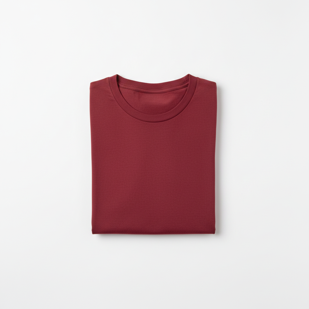 T-Shirt Vierge Rouge Cramoisi 2XL